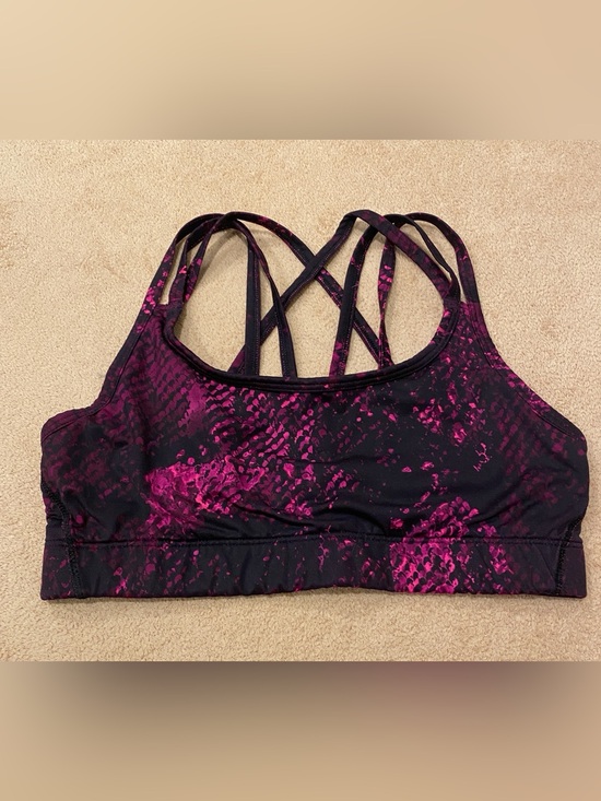 GapFit Other - GapFit Black & Magenta Strappy Sports Bra